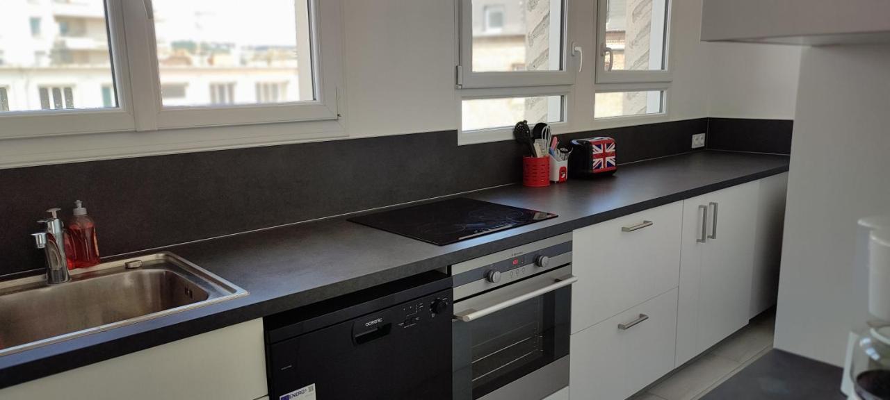 Appartement 83 M2, 4 Lits , 5 Pers, 100 M De La Gare, Confortable Et Lumineux Le Havre Ngoại thất bức ảnh